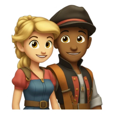 Fievel and Tanya sticker
