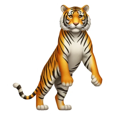 tiger full body sticker