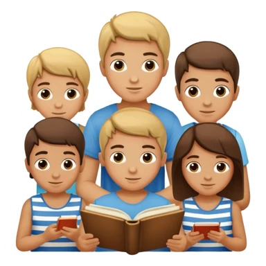 greek book kids sticker
