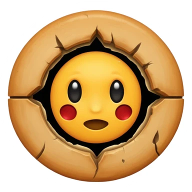 Spreading hole open sticker