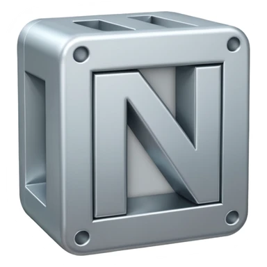 the letter n sticker