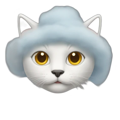fog-with-cat-as-head sticker