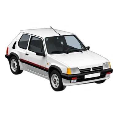 Peugeot 205 gti sticker