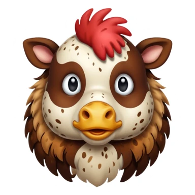 mixed chicken and cow sticker