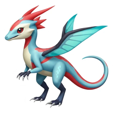 Meloetta-Inteleon-Heliolisk-Helioptile-Salamence-Salandit-Latias-Fakémon-creature-hybrid sticker