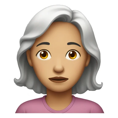 sad mother sticker