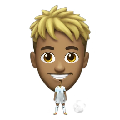Neymar in a match sticker
