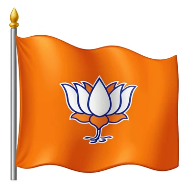 Bjp flag sticker