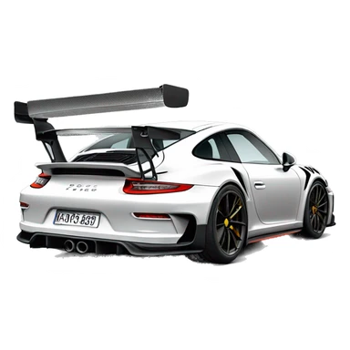 Porche 911 gt3 rs sticker
