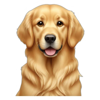 Golden retriver wirh cookie sticker