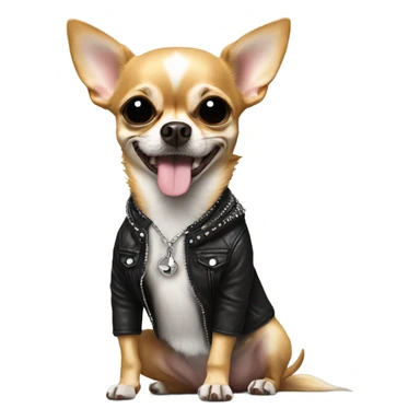 rock star chihuahua  sticker
