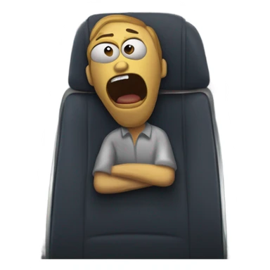 Edward munch the scream on An airplane sticker