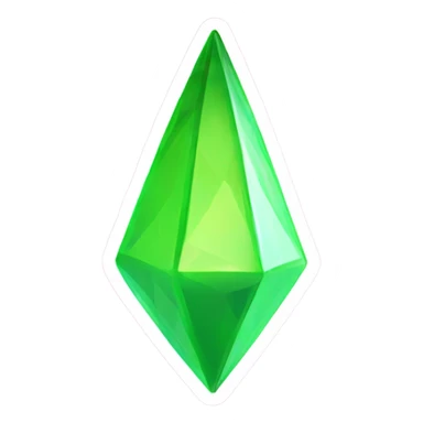 The Sims 4 plumbob pink sticker