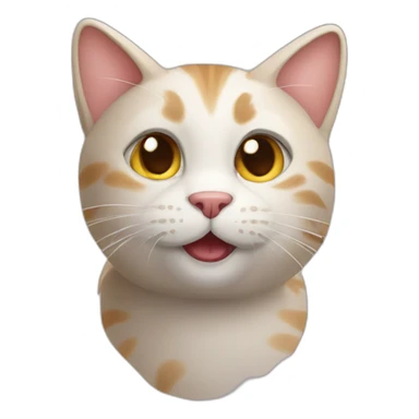 cat danding sticker