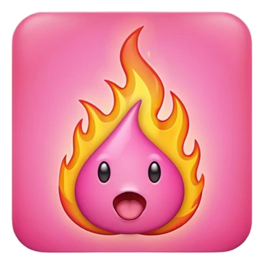 Lửa màu hồng  sticker