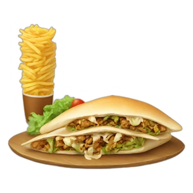 almaty city like shawarma sticker