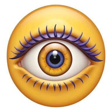 ⚠️ with an eye in it sticker