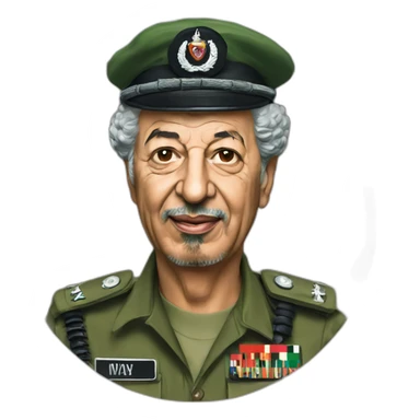 Yasser arafat sticker