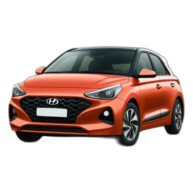 Voiture modèle i20 hyundai sticker