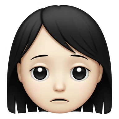 Emo emoji sticker