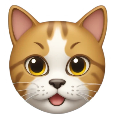 Gato irritado sticker