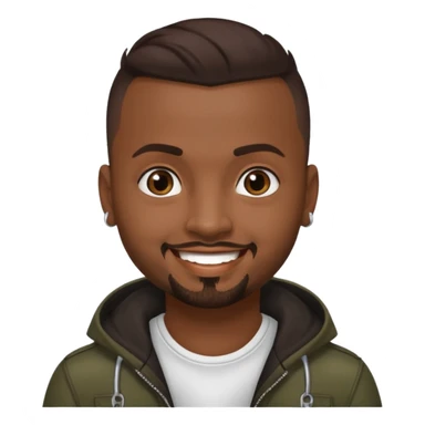 Sean Paul with dark brown hair sticker