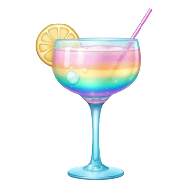 Colorful shiny Pastel soap perfume cocktail bomb bar aesthetic decoration room thing  sticker