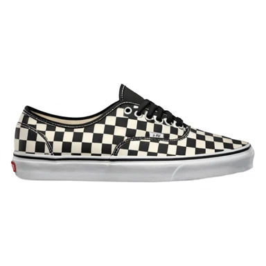 Checkerboard vans authentic shoe sticker