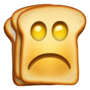 toast text: good luck  sticker