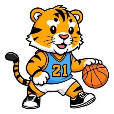 Missouri playing basketball sticker