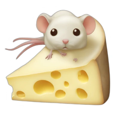 dead rat raclette cheese sticker