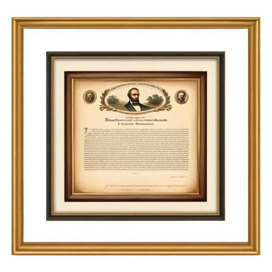 emancipation proclamation sticker