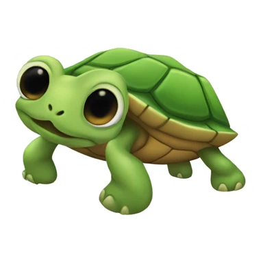 cite little turtle  sticker