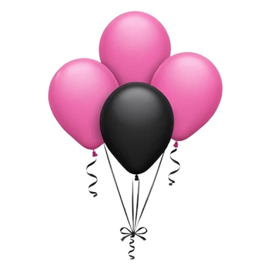 Happy Birthday in Pink and Black  sticker