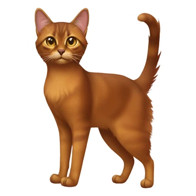 Somali Cat Full Body sticker