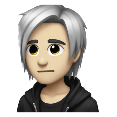 emo dark soul sticker