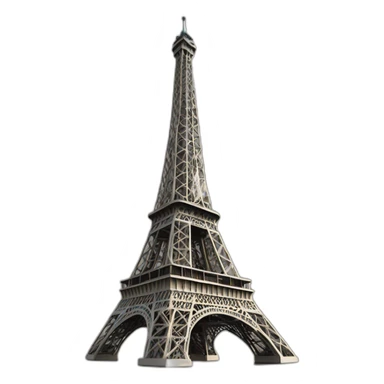 Un géant qui s'appuie sur la tour Eiffel sticker