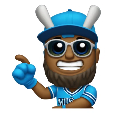 Jersey shore blue claws sticker