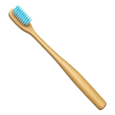 Bamboo toothbrush sticker