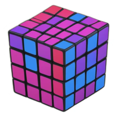 Rubik cube sticker