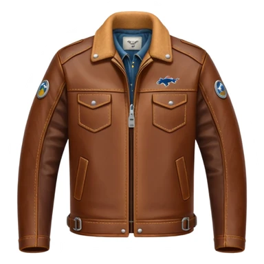 Mustang jacket sticker