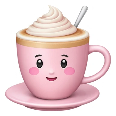 Capuchino pink sticker