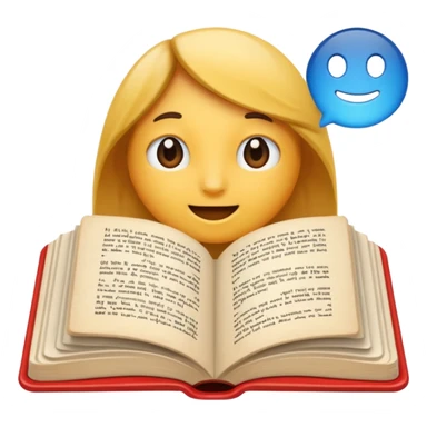 Libro y voces sticker