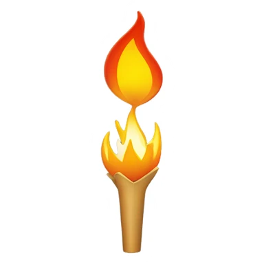 olympics-flame sticker