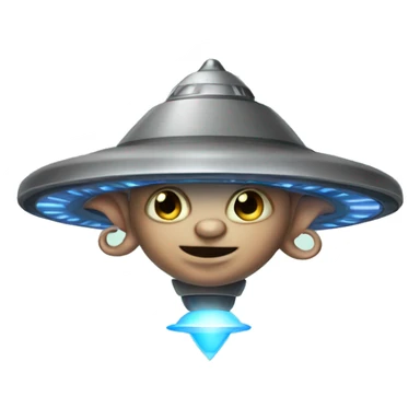 Satyr in a ufo sticker