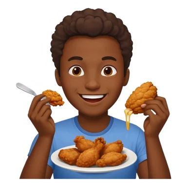 Black person chicken funny sticker