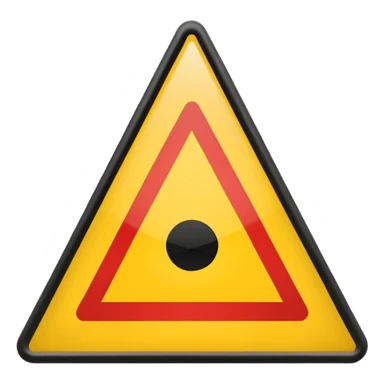Warning sign sticker