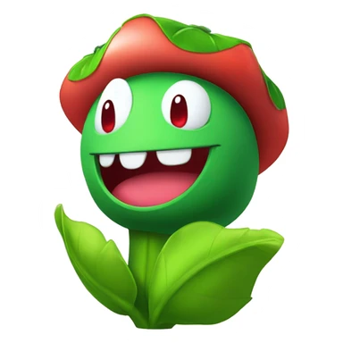 Piranha-plant-mario sticker