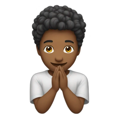 Un  cœur avec les mains sticker