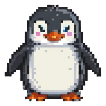 laughing penguin sticker